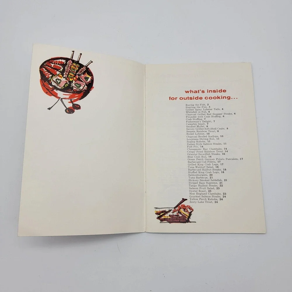 Over the Coals, Fish and Shellfish Recipe Booklet 1973 NOAA